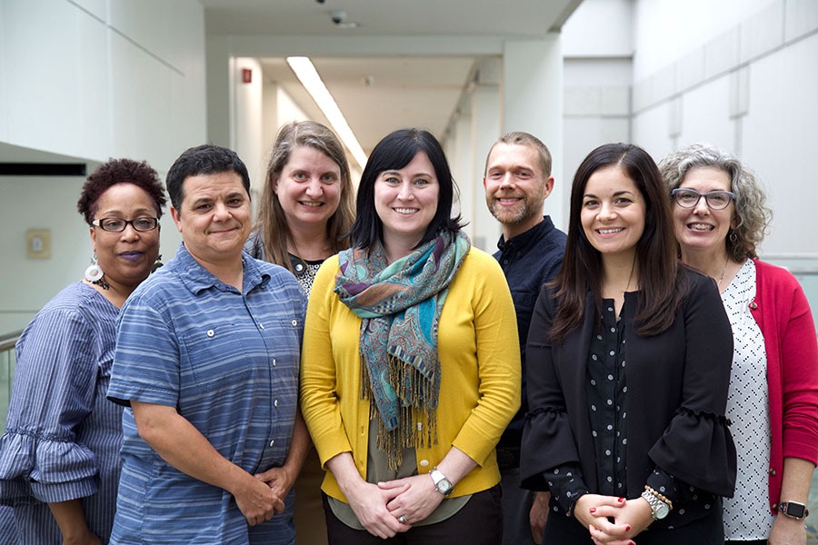 Smiling team members from Cook County