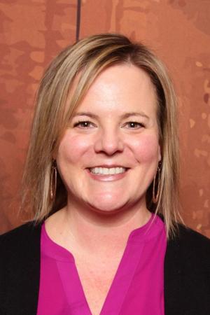 Headshot of Cathy Alderman, chief communications and policy officer for the Colorado Coalition for the Homeless.